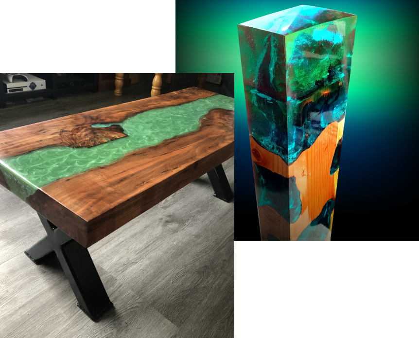 doming resin