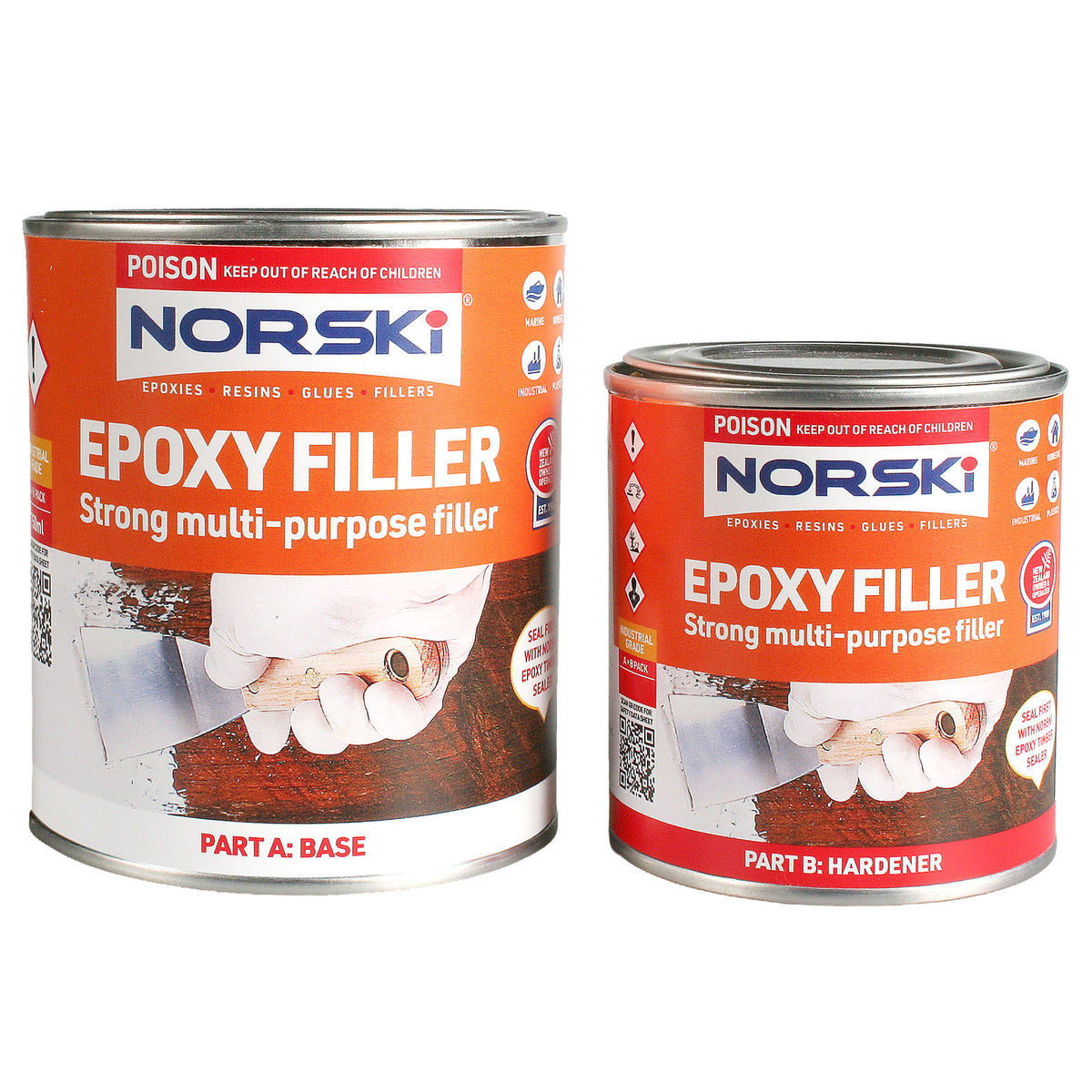 Norski White Epoxy Filler