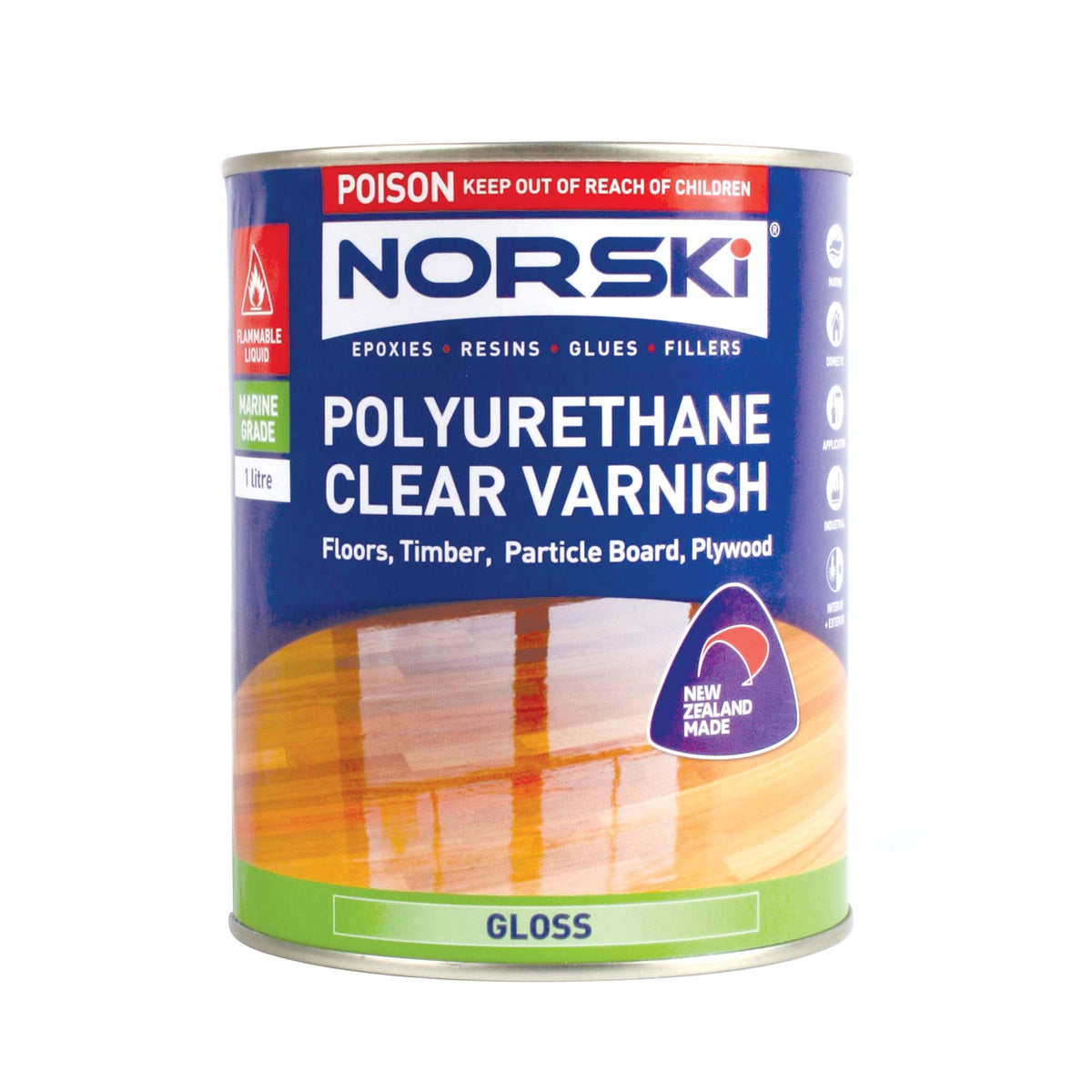 Norski Polyurethane Varnish (Gloss)