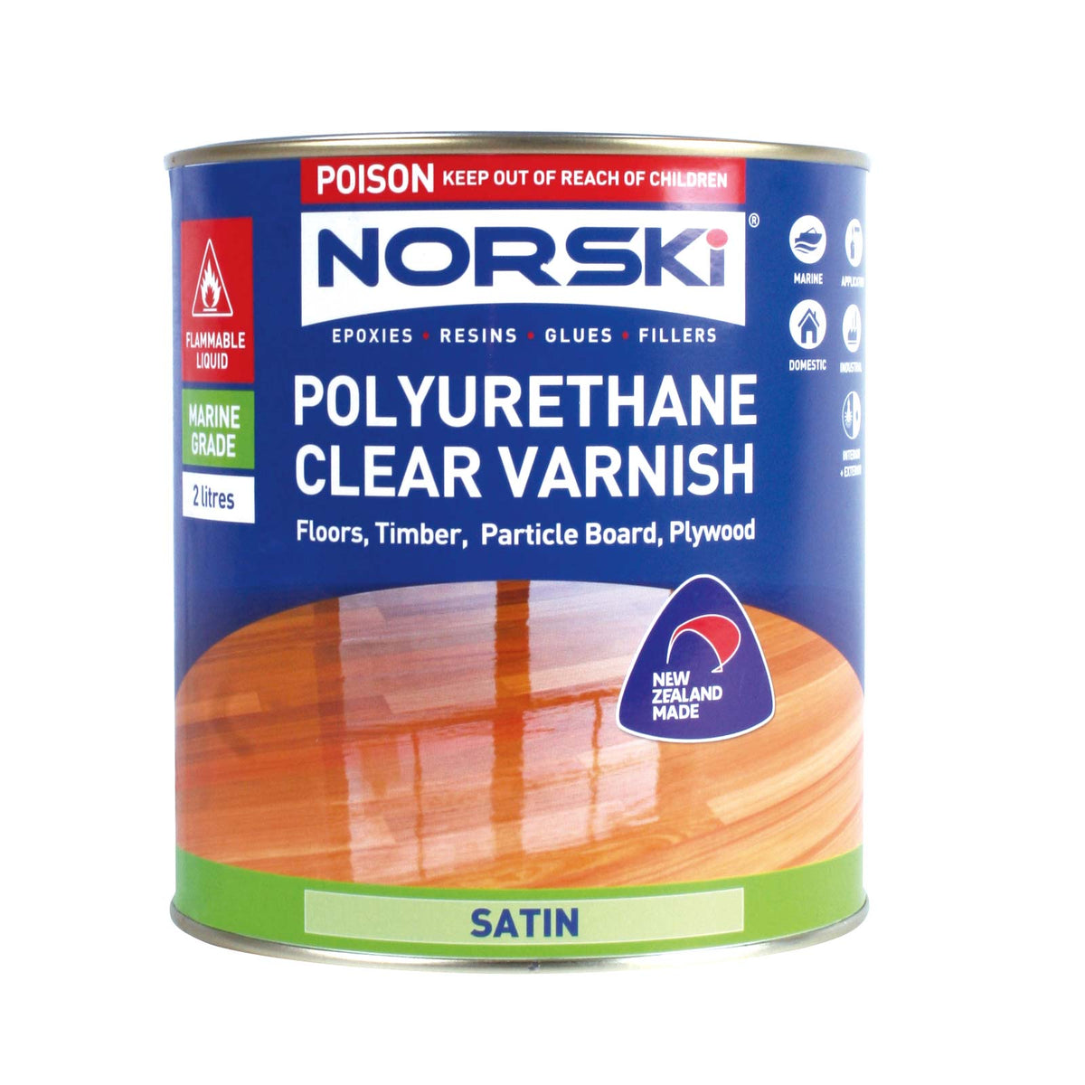 Norski Polyurethane Varnish (Satin)