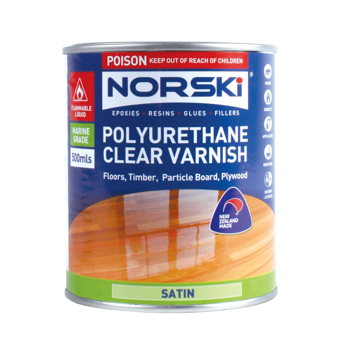 Norski Polyurethane Varnish (Satin)