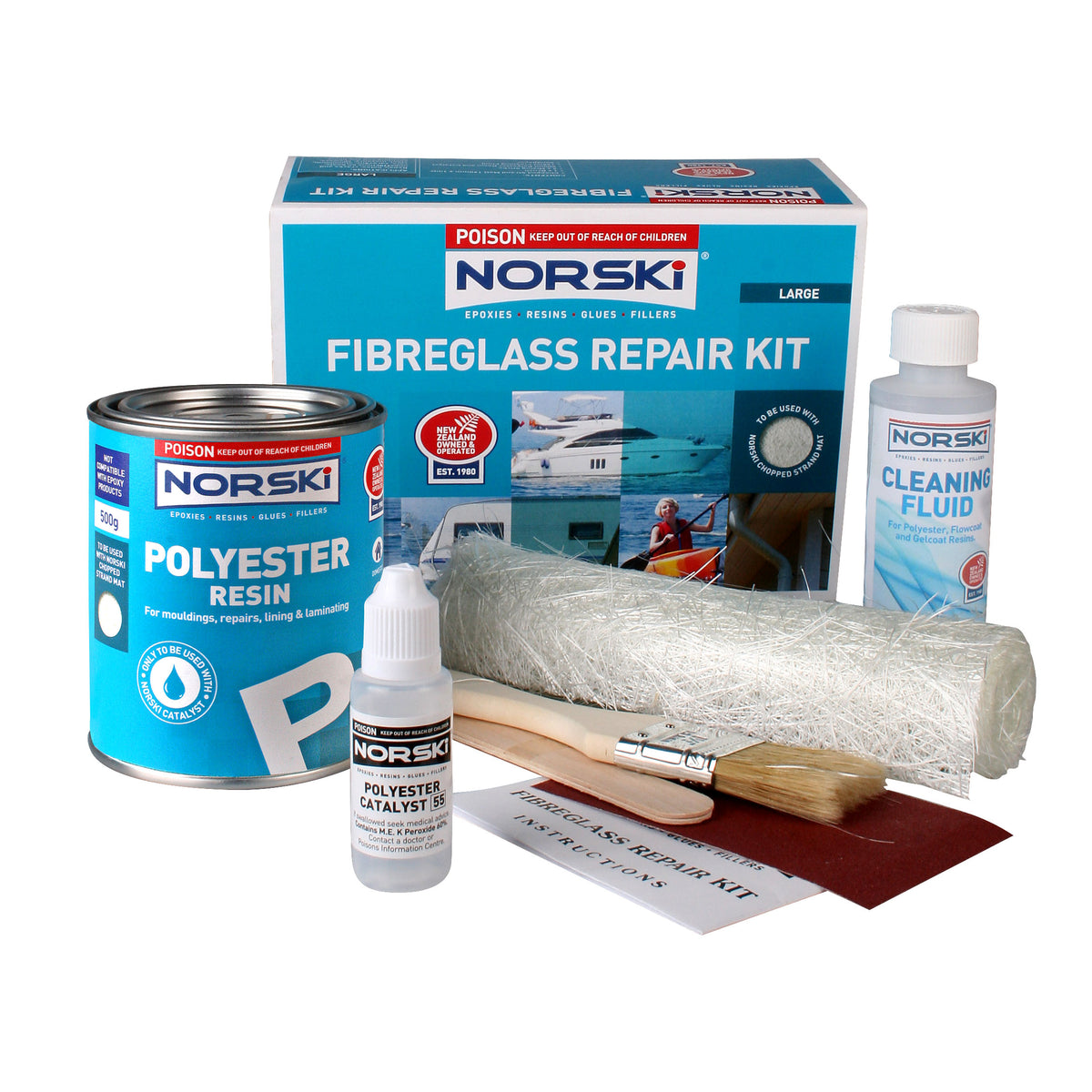 Norski N°2 Fibreglass Repair Kit